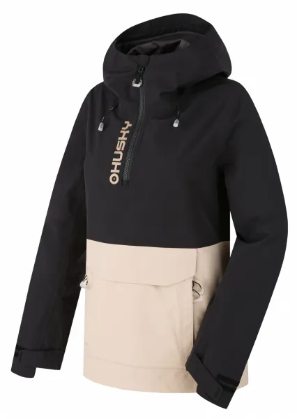 Husky  Nabbi L lt. pink/khaki, XS Dámska outdoorová bunda