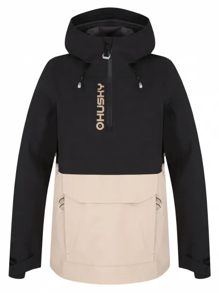 Husky  Nabbi L lt. pink/khaki, XS Dámska outdoorová bunda