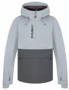 Husky  Nabbi M lt. grey/dk. grey, XL Pánska outdoorová bunda