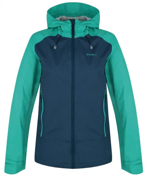 Husky  Lamy L turquoise/blue, XS Dámska outdoorová bunda