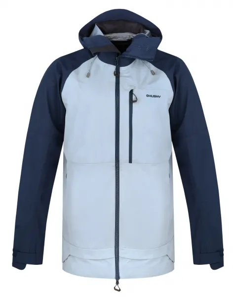 Husky  Nanook M dk. blue/lt. grey, XL Pánska hardshellová bunda