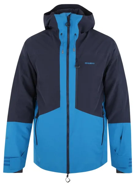 Husky  Gomez M black blue/blue, XXL Pánska lyžiarska bunda