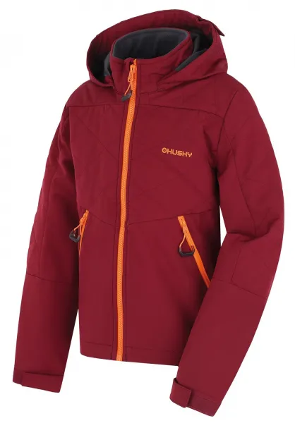 Husky  Salex K black, 122 Detská softshell bunda
