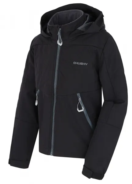 Husky  Salex K bordo, 164 Detská softshell bunda