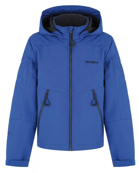 Husky  Salex K black, 122 Detská softshell bunda