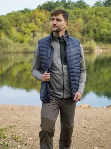 Husky  Dresles M dk. grey green, M Pánska páperová vesta