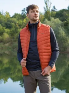 Husky  Dresles M brick orange, M Pánska páperová vesta