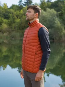 Husky  Dresles M brick orange, M Pánska páperová vesta