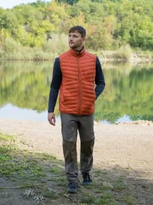 Husky  Dresles M brick orange, M Pánska páperová vesta
