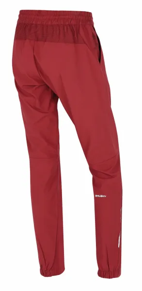 Husky  Speedy Long L tm. bordo, S Dámske outdoorové nohavice
