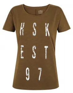 Husky  Tingl L tm. khaki, M Dámske funkčné tričko
