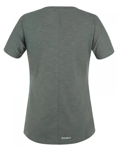 Husky  Tingl L tm. khaki, M Dámske funkčné tričko