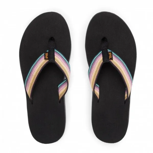 Dámske žabky Teva Voya Flip - antiguous black multi
