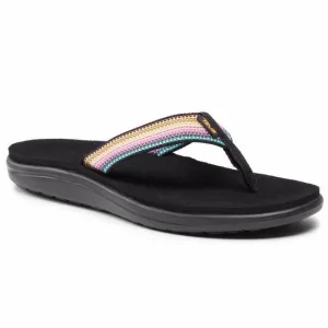 Dámske žabky Teva Voya Flip - antiguous black multi