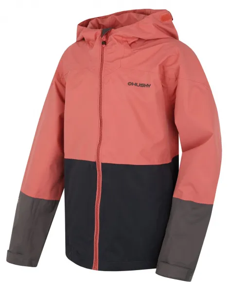 Husky  Nicker K tm. vínová/tm. modrá, 122 Detská hardshell bunda