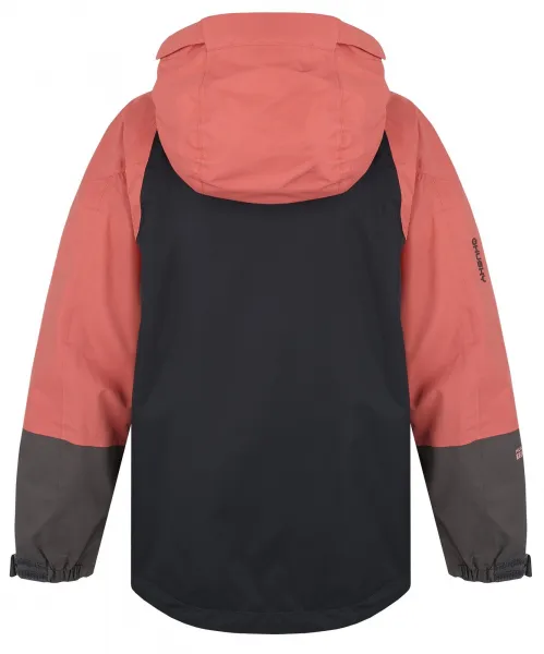 Husky  Nicker K ružová/tm. šedá, 152 Detská hardshell bunda