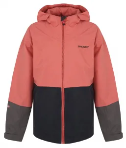 Husky  Nicker K ružová/tm. šedá, 152 Detská hardshell bunda
