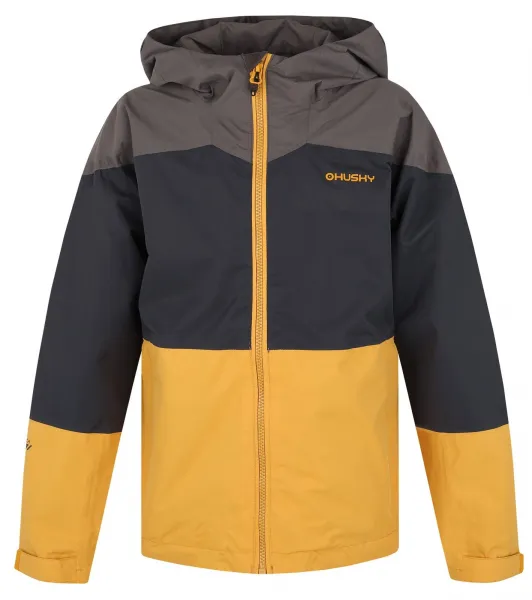 Husky  Nicker K ružová/tm. šedá, 152 Detská hardshell bunda