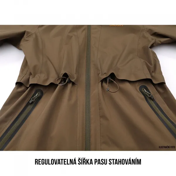 Husky  Nevr L tm. khaki, S Dámsky hardshell kabát