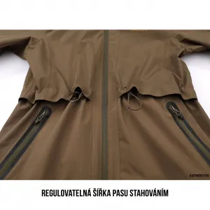Husky  Nevr L tm. khaki, S Dámsky hardshell kabát