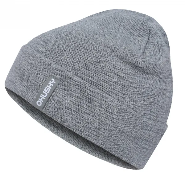 Husky  Merhat 4 black, S-M Dámska merino čiapka