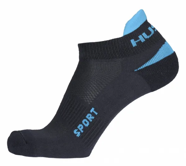 Husky  Šport biela/modrá, M(36-40) Ponožky
