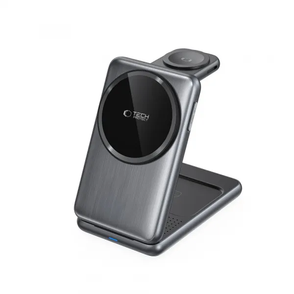 Tech-Protect A42 3in1 MagSafe Wireless Charger - Space Gray