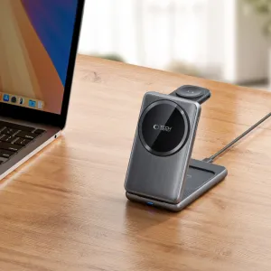 Tech-Protect A42 3in1 MagSafe Wireless Charger - Space Gray