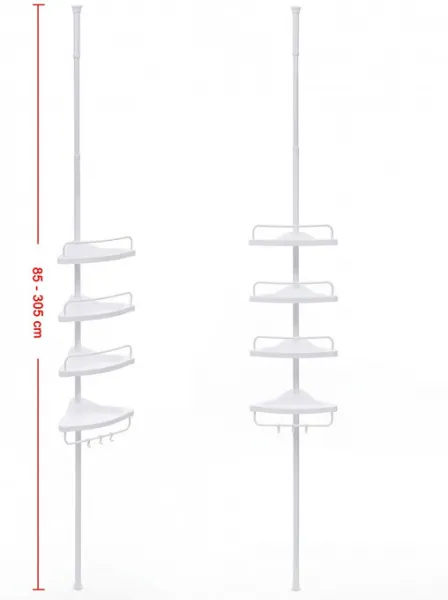 Teleskopická kúpeľňová polica - BCB001A 9403 20 80 00