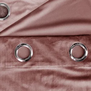 Hotový záves D91 ROSA tmavoružový - na priechodkách