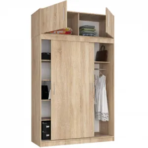 Ak furniture Nástavec na skříň CLP S150 dub sonoma