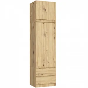 Ak furniture Nástavec na skříň STAR 60 cm dub artisan