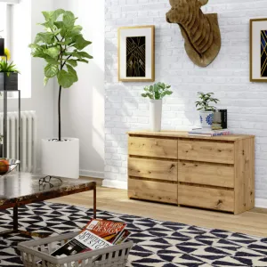 Ak furniture Komoda CL6 100 cm dub artisan