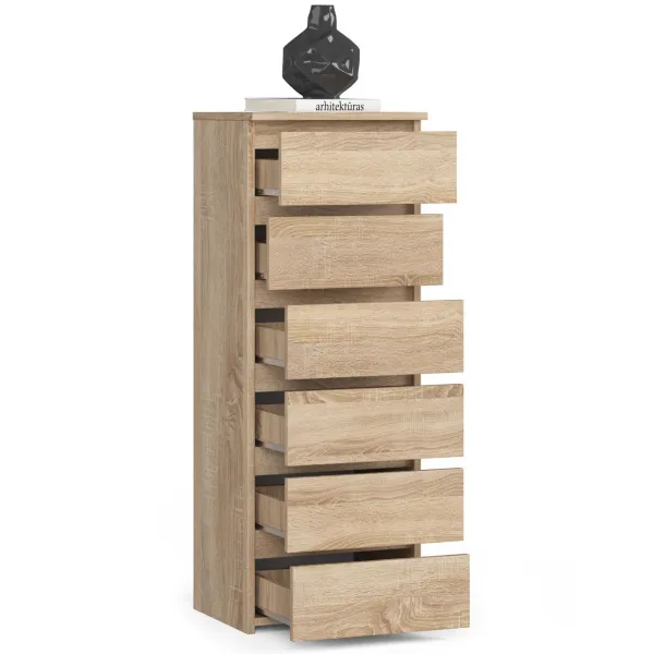 Ak furniture Komoda CL6 40 cm dub sonoma