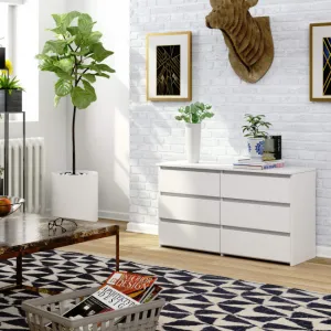 Ak furniture Komoda CL6 100 cm bílá