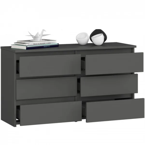 Ak furniture Komoda CL6 100 cm grafitově šedá