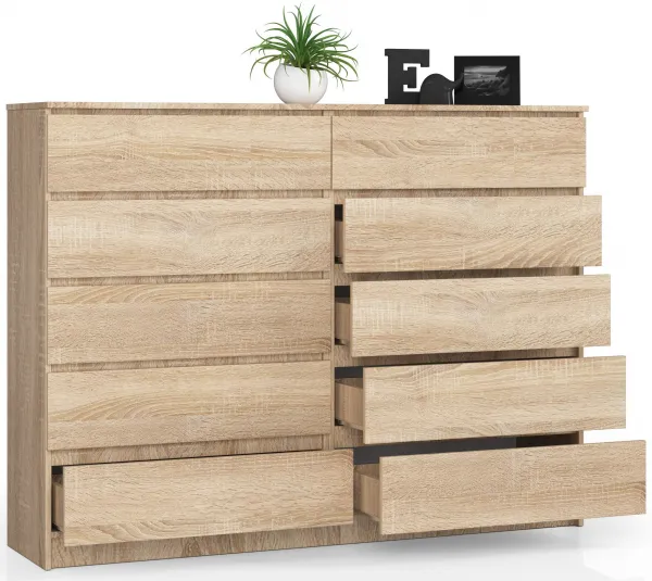 Ak furniture Komoda Rollo K 160 cm dub sonoma