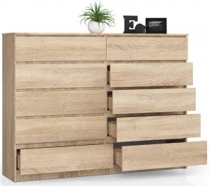 Ak furniture Komoda Rollo K 160 cm dub sonoma