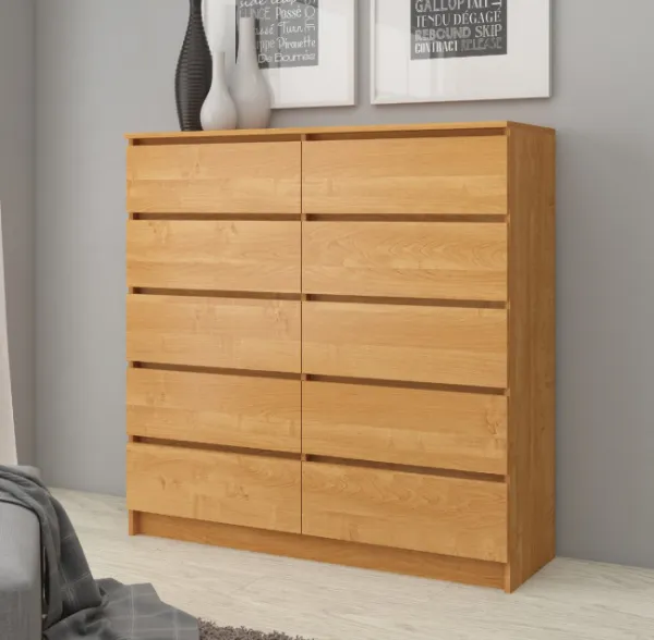 Ak furniture Komoda Kuba 120 cm jelša