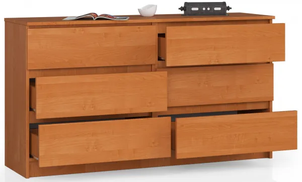Ak furniture Komoda Rollo K 138,4 cm jelša