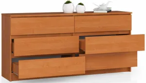 Ak furniture Komoda Rollo V 160,4 cm jelša