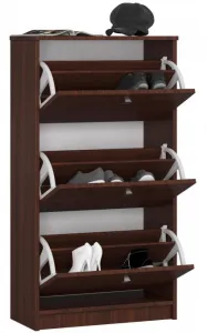 3 krídlový botník 60 cm, wenge