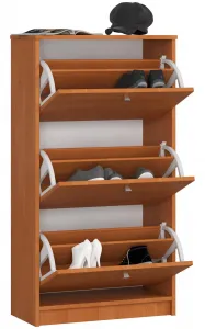 3 krídlový botník 60 cm, olcha