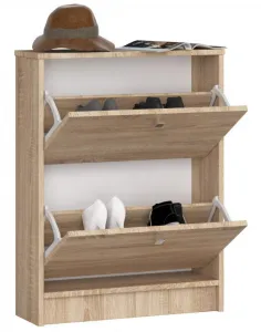 Ak furniture Skrinka na topánky Neroz 60 cm dub sonoma