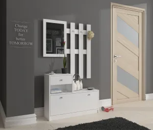 Ak furniture Stena v predsieni Bole biela