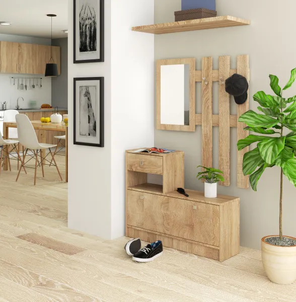 Ak furniture Predsieňová stena Bole dub sonoma