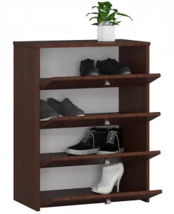 4 krídlový botník 60 cm, wenge