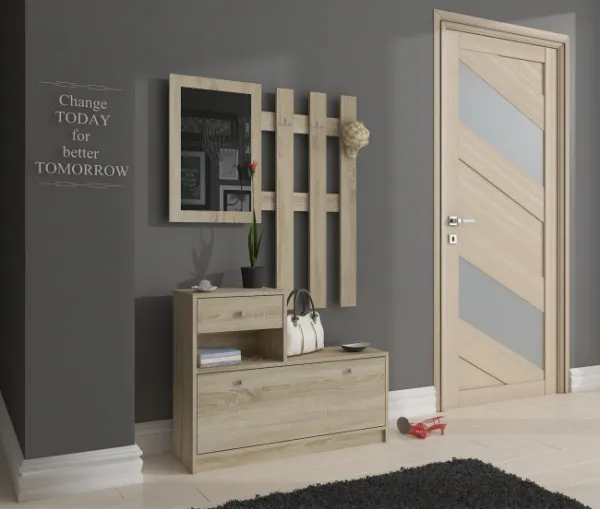 Ak furniture Predsieňová stena Bole dub sonoma