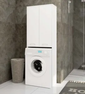 Ak furniture Koupelnová skříňka nad pračku Fin 2D bílá