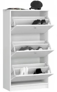 Ak furniture Botník ANTONIO 60 cm biely